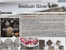 Tablet Screenshot of bedouinsilver.com